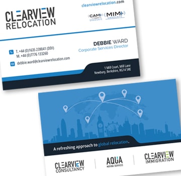Business Card Design ClearView